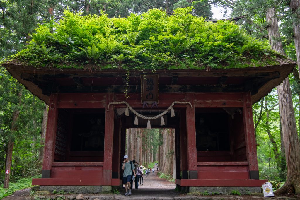 戸隠神社 奥社参道 随神門